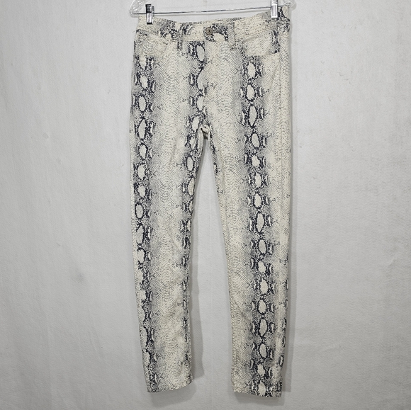 Shyanne Western Country Python Skinny Stretch Jeans Size 31 Short - Picture 1 of 14